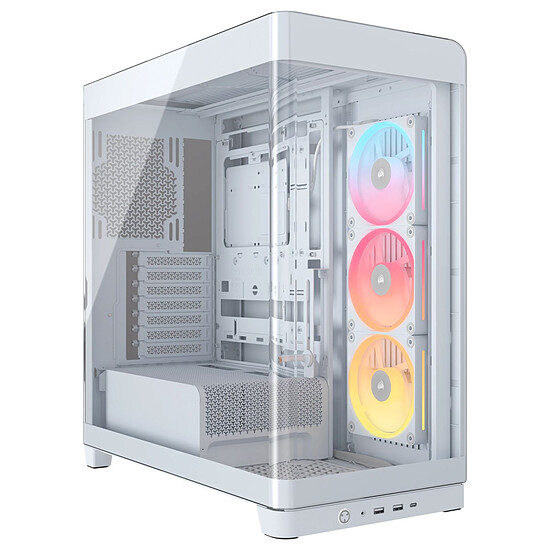Boîtier PC Corsair Frame 4500X LX-R ARGB - Blanc - Autre vue