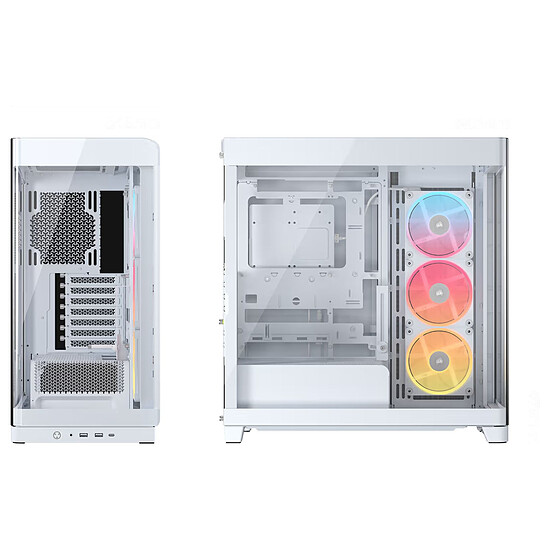 Boîtier PC Corsair Frame 4500X LX-R ARGB - Blanc - Autre vue