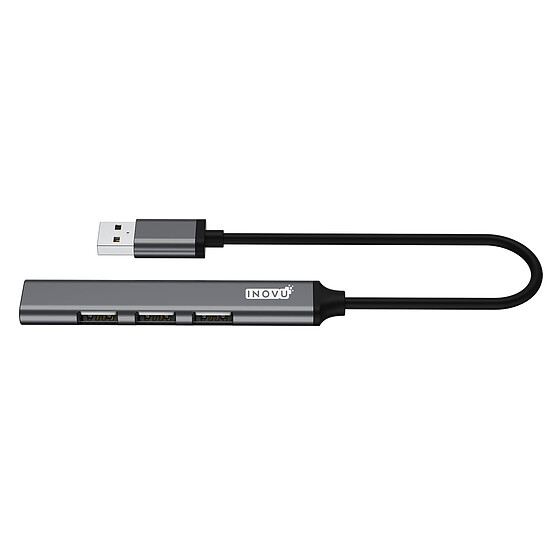 Adaptateur USB INOVU Hub compact USB-A 4 ports - Autre vue