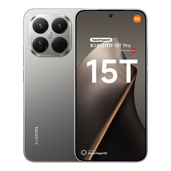Smartphone Xiaomi 15T Pro 5G (Gris) - 512 Go