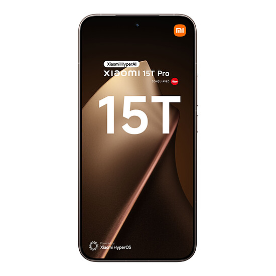 Smartphone reconditionné Xiaomi 15T Pro 5G (Mocha) - 512 Go · Reconditionné - Autre vue