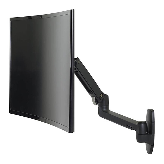 Bras & support écran PC Ergotron Bras articulé fixation murale LX 45-243-216 Noir