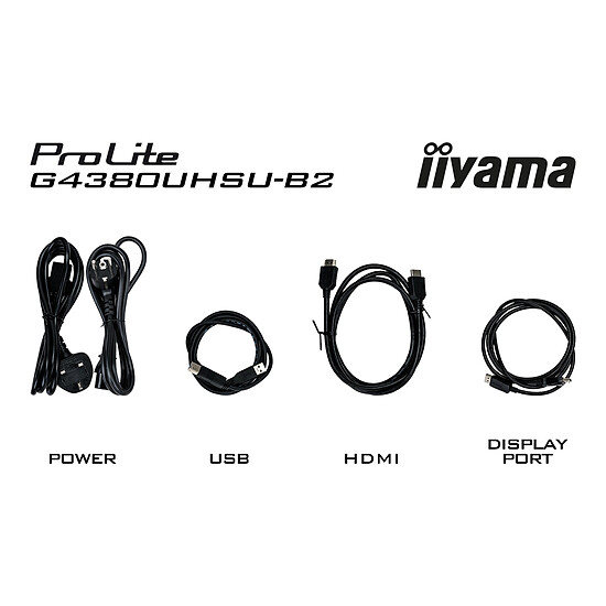 Écran PC Iiyama G-Master G4380UHSU-B2 Red Eagle - Autre vue