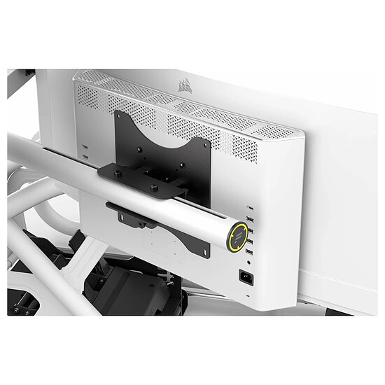 Support d'écran simracing Fanatec GT Cockpit Triple Monitor Expansion Kit - Blanc - Autre vue