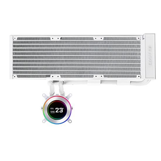 Watercooling AIO Lian Li Hydroshift II LCD-C 360N Fanless - Blanc - Autre vue