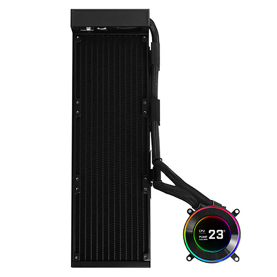 Watercooling AIO Lian Li Hydroshift II LCD-C 360N Fanless - Noir - Autre vue
