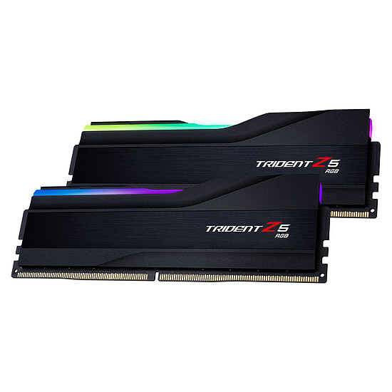 Mémoire RAM G.Skill Trident Z5 RGB Noir - 2 x 24 Go (48 Go) -  DDR5 6000 MHz - CL30  - Autre vue
