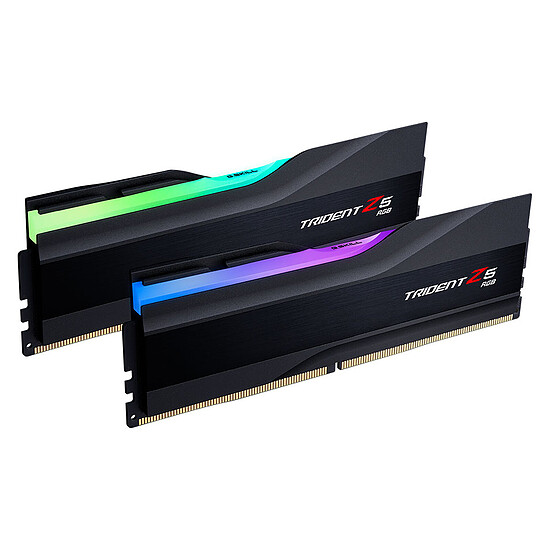 Mémoire RAM G.Skill Trident Z5 RGB Noir - 2 x 64 Go (128 Go) -  DDR5 6000 MHz - CL34  - Autre vue