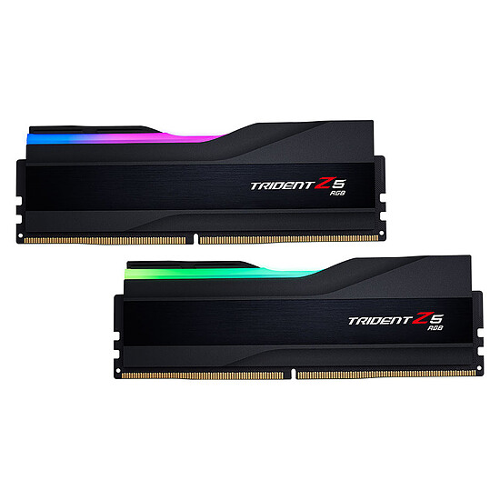 Mémoire RAM G.Skill Trident Z5 RGB Noir - 2 x 64 Go (128 Go) -  DDR5 6000 MHz - CL34  - Autre vue