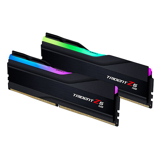 Mémoire RAM G.Skill Trident Z5 RGB Noir - 2 x 64 Go (128 Go) -  DDR5 6000 MHz - CL34  - Autre vue