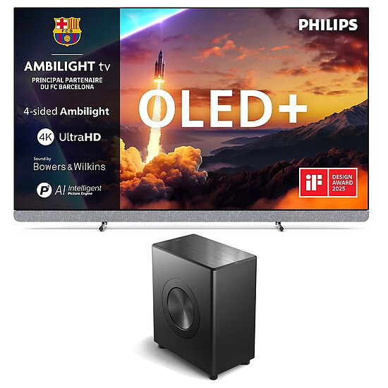TV Philips 77OLED910 + Fidelio TAFW1