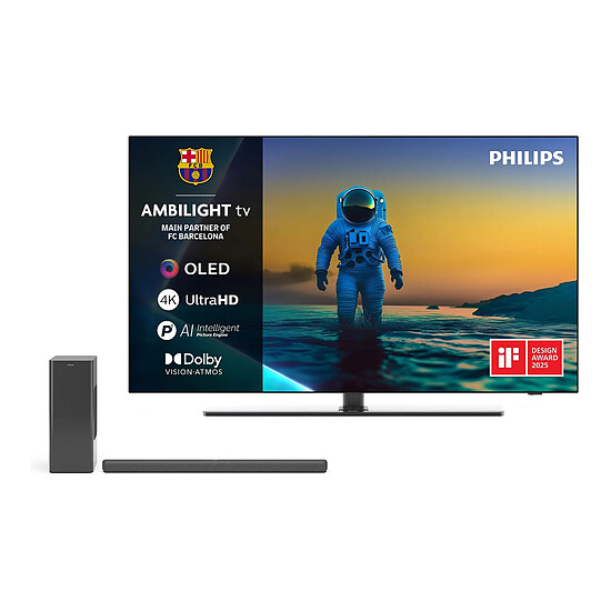 TV Philips 55OLED850 + TAB 8200
