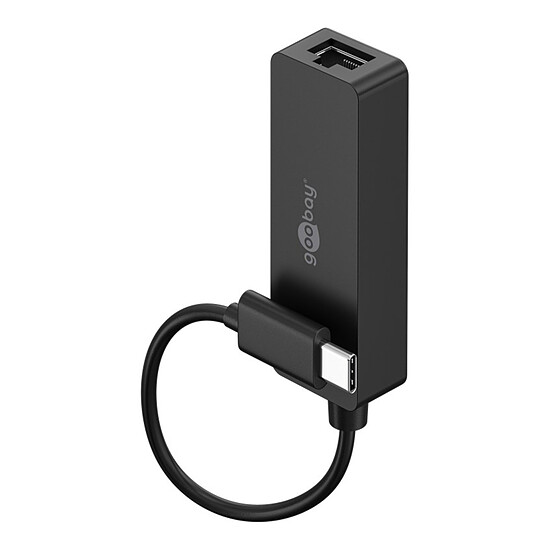 Accessoires RJ45 Goobay Adaptateur USB-C RJ45 Noir - Autre vue