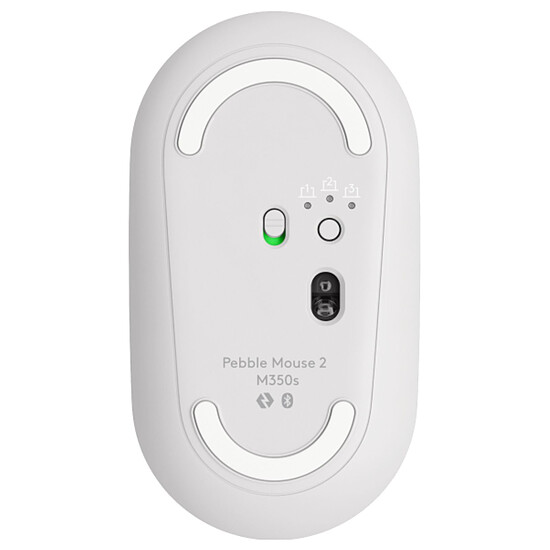 Clavier souris bureautique Logitech Pebble 2 Combo - Blanc - Autre vue