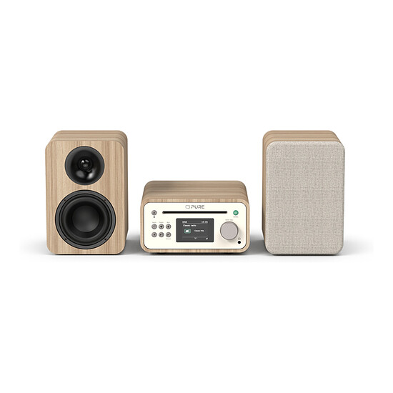 Mini-chaine Pure Classic Stereo Mini Blanc/Chêne - Autre vue