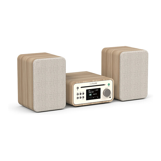 Mini-chaine Pure Classic Stereo Mini Blanc/Chêne - Autre vue