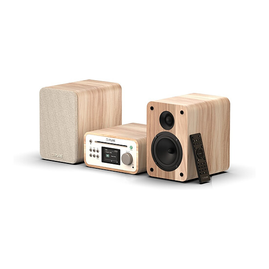 Mini-chaine Pure Classic Stereo Mini Blanc/Chêne - Autre vue