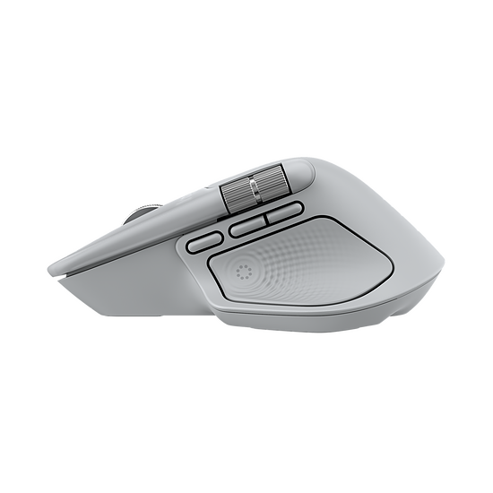 Souris PC Logitech MX Master 4 - Gris clair - Autre vue