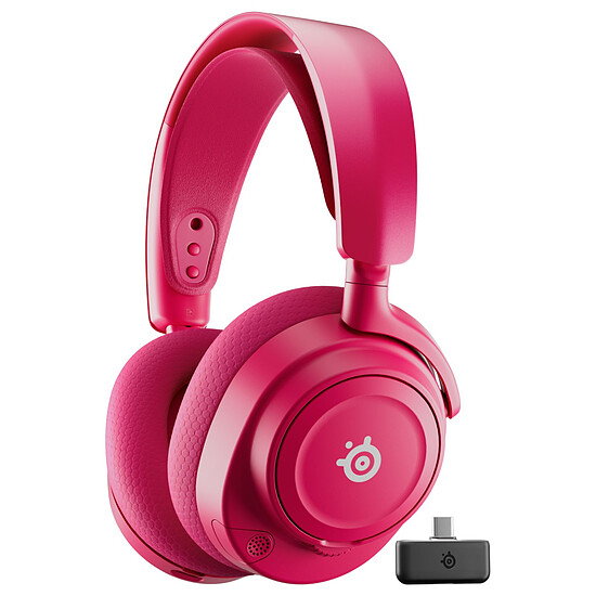 Casque micro SteelSeries Arctis Nova 7 Wireless Gen 2 - Magenta - Autre vue