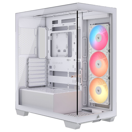 Boîtier PC Corsair 3500X RS-R ARGB - Blanc