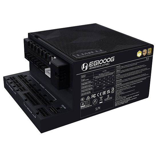 Alimentation PC Lian Li Edge 1000W 80PLUS Gold with Hub - Noir - Autre vue
