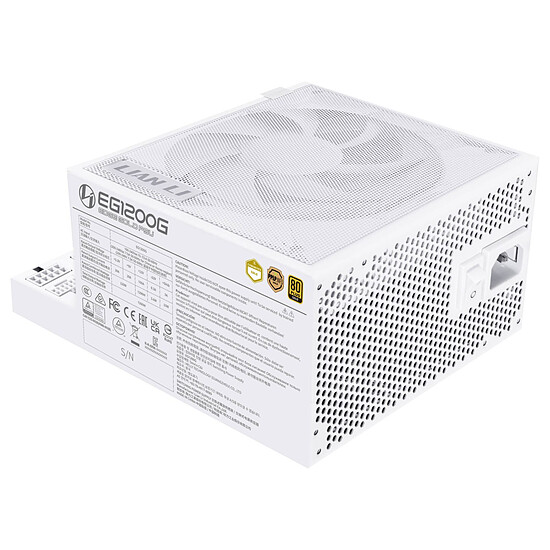Alimentation PC Lian Li Edge 1200W 80PLUS Gold with Hub - Blanc - Autre vue