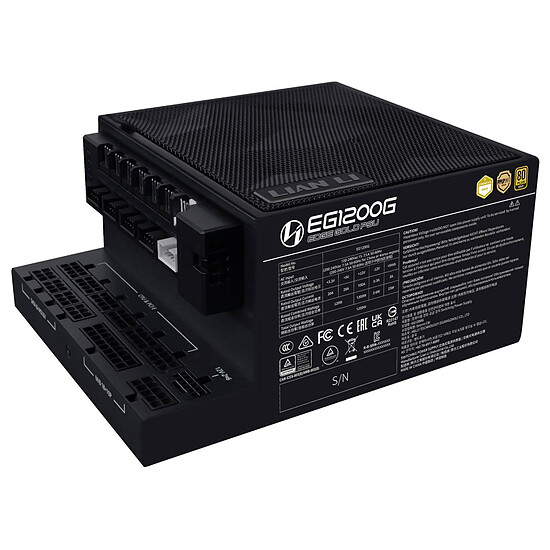 Alimentation PC Lian Li Edge 1200W 80PLUS Gold with Hub - Noir - Autre vue