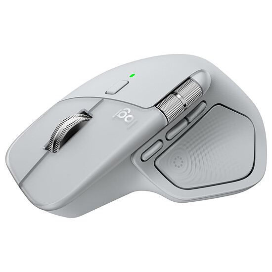 Souris PC Logitech MX Master 4 - Gris clair - Autre vue