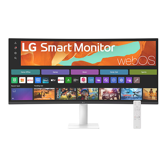 Écran PC LG - Smart Monitor 34U601SA-W - Autre vue