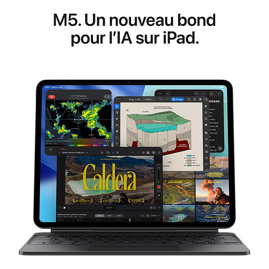 Tablette reconditionnée Apple iPad Pro M5 2025 11 pouces Wi-Fi - 256 Go - Noir sidéral · Reconditionné - Autre vue