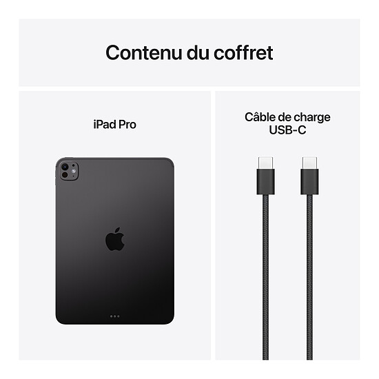 Tablette reconditionnée Apple iPad Pro M5 2025 11 pouces Wi-Fi - 256 Go - Noir sidéral · Reconditionné - Autre vue