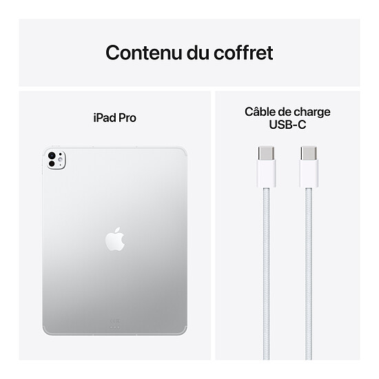 Tablette Apple iPad Pro M5 2025 13 pouces Wi-Fi + Cellular - 2 To - Argent - Autre vue