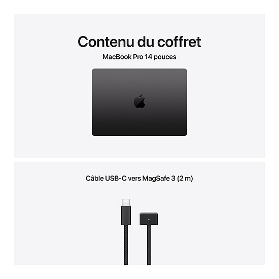 MacBook Apple MacBook Pro M5 14" Noir sidéral 32 Go/1 To (MDE34FN/A-32GB) - Autre vue