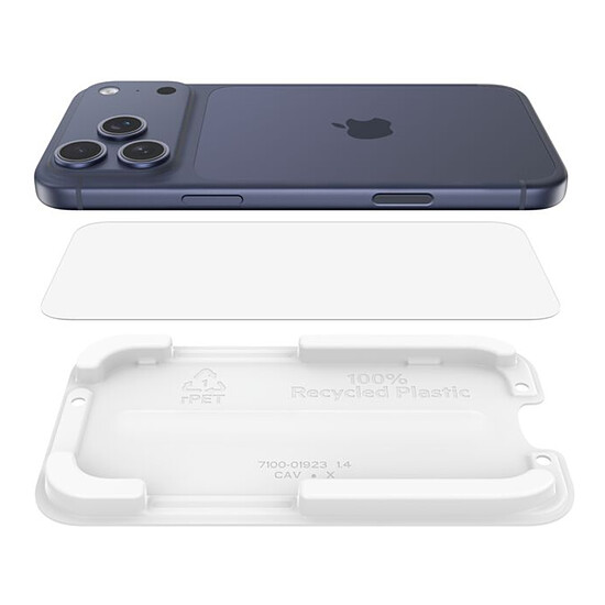 Protection d'écran Belkin ScreenForce UltraGlass 2 - Protection d'écran antimicrobienne pour iPhone 17 Pro Max - Autre vue