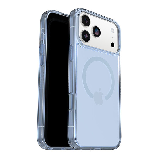 Coque et housse OtterBox Symmetry Series Blue Bliss Clear (transparent) - Protection MagSafe fine pour iPhone 17 Pro Max - Autre vue