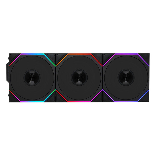 Ventilateur Boîtier Lian Li Uni Fan TL Wireless 120 Reverse Blade Pack de 3 - Noir  - Autre vue