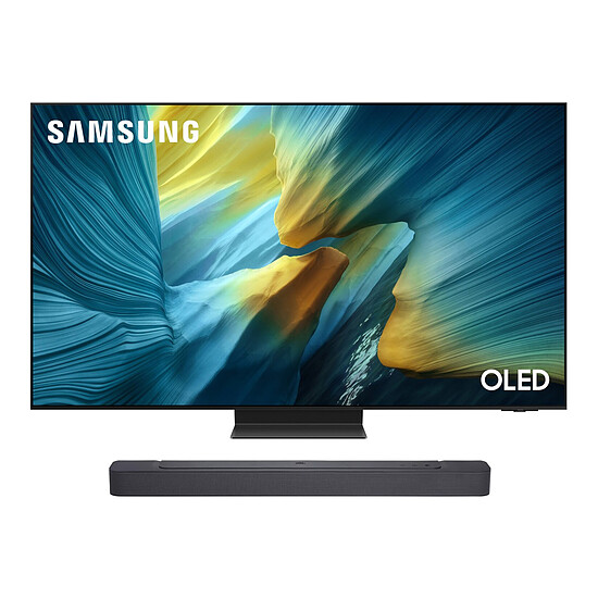 TV Samsung OLED TQ55S95F + JBL Bar 300