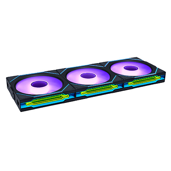 Ventilateur Boîtier Lian Li Uni Fan SL-Infinity Wireless 120 Reverse Blade Pack de 3 - Noir - Autre vue