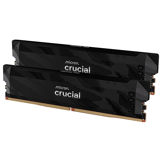 Mémoire Crucial Pro DDR5 Overclocking 32 Go (2 x 16 Go) 6400 MHz CL32