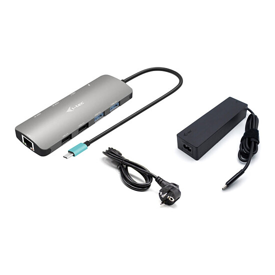Hub USB i-tec USB-C Metal Nano 2 Display Docking Station Power Delivery 100W + Adaptateur secteur 100W - Autre vue