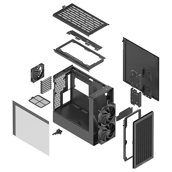 Boîtier PC HAVN BF 360 Flow - Noir  - Autre vue
