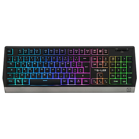 Clavier PC The G-Lab Keyz Tungsten - Noir - Autre vue