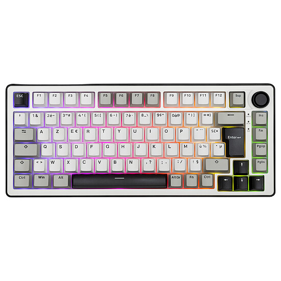 Clavier PC The G-Lab Keyz Elite 300 - Blanc - Autre vue