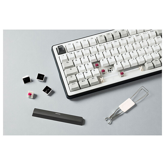 Clavier PC The G-Lab Keyz Elite 300 - Blanc - Autre vue