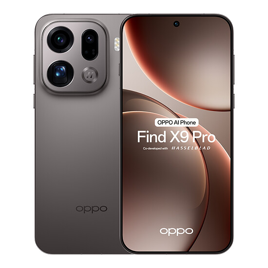 Smartphone reconditionné OPPO FIND X9 PRO 5G (Charbon Titane) - 512 Go - 12 Go · Reconditionné - Autre vue
