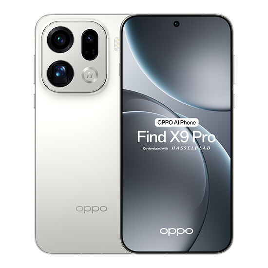 Smartphone reconditionné OPPO FIND X9 PRO 5G (Blanc Soie) - 512 Go - 12 Go · Reconditionné - Autre vue