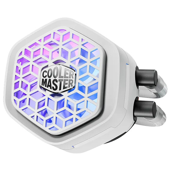 Watercooling AIO Cooler Master MasterLiquid 360 Atmos II VRM ARGB - Blanc - Autre vue