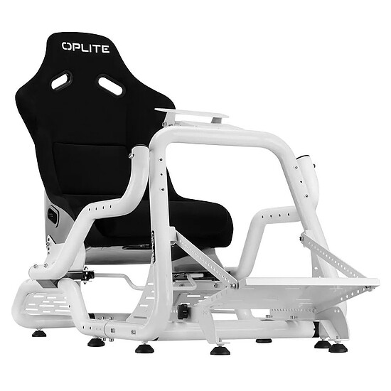 Cockpit / Siège de simracing OPLITE GTR S8 Infinity Force - Blanc - Autre vue