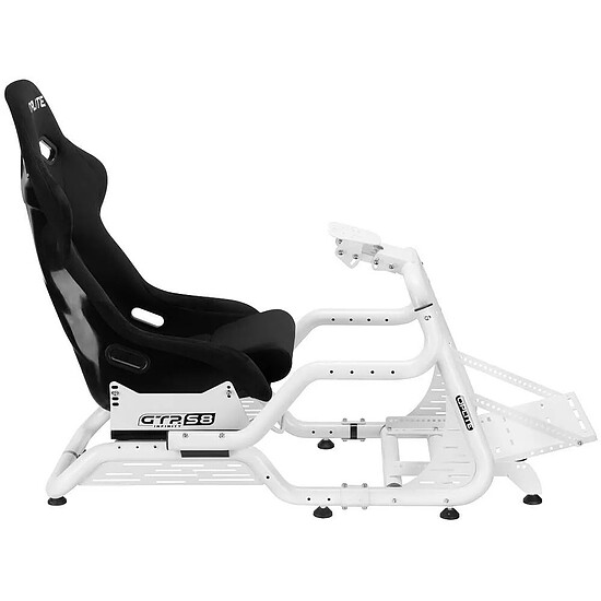 Cockpit / Siège de simracing OPLITE GTR S8 Infinity Force - Blanc - Autre vue