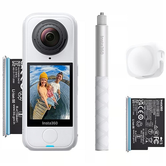 Caméra sport Insta360 X4 Air Starter Bundle - Blanc